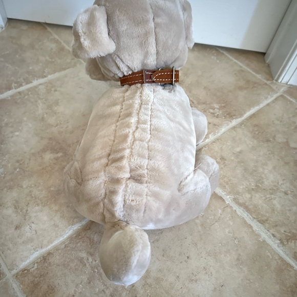 Vintage Commonwealth Bulldog with Collar Puppy Dog Plush Stuffed Animal - Picture 5 of 10